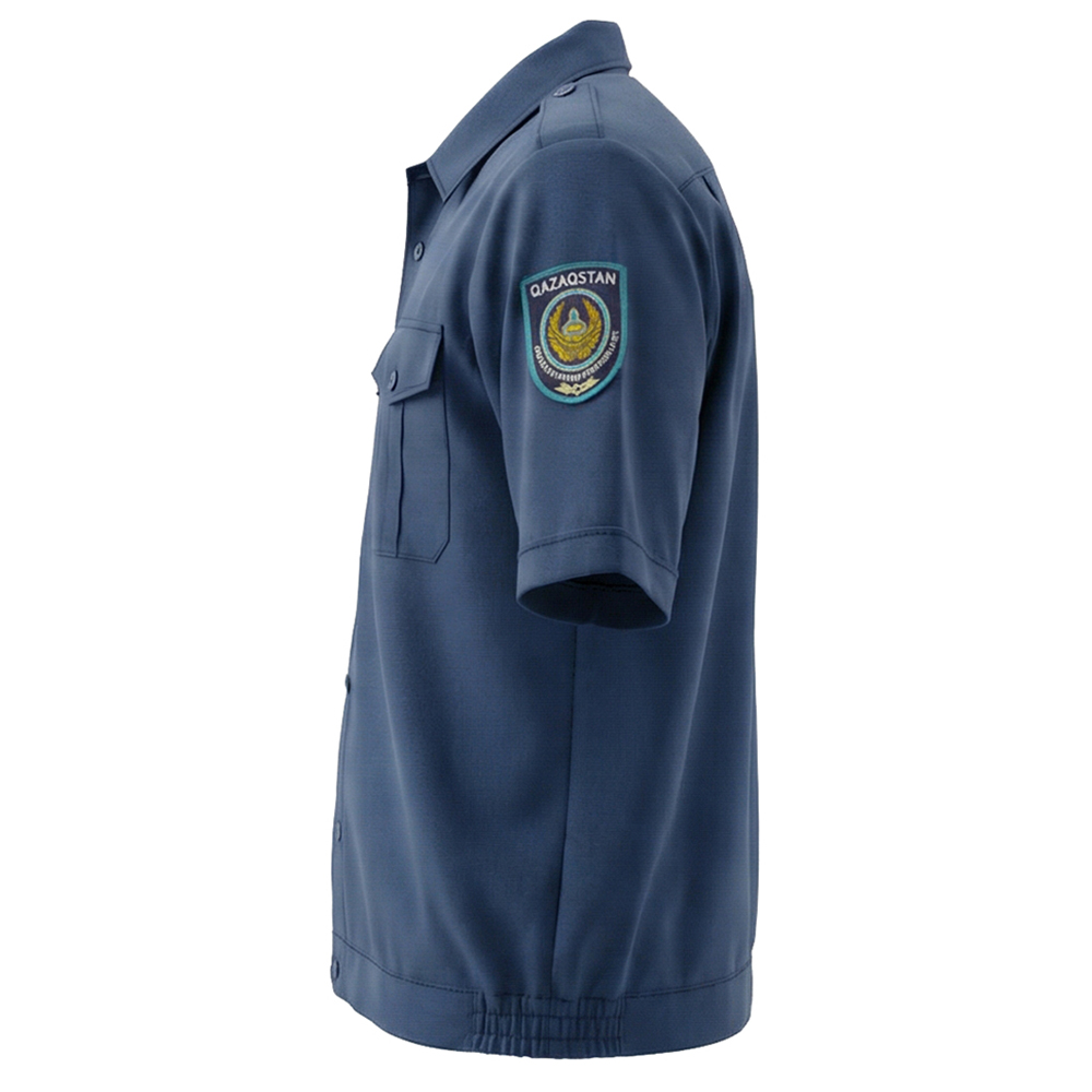 Комплект летний куртка и рубашка мужская Модель-112, темно-синий thumbnail 8