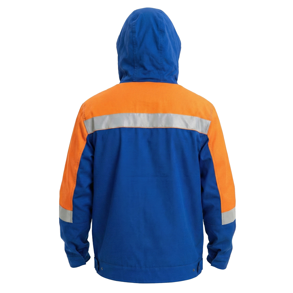 Куртка летняя мужская Модель-116, васильковая с оранжевым thumbnail 3