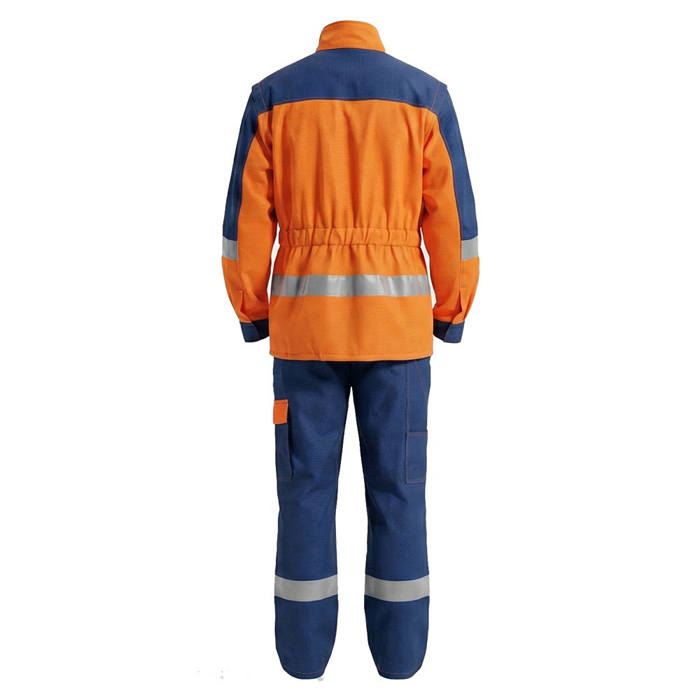 Костюм летний мужской Модель-104, оранжевый с темно-синим thumbnail 2