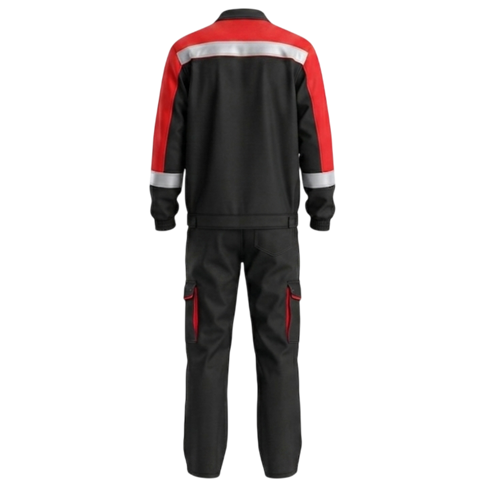 Костюм летний мужской Модель-117, темно-серый с красным thumbnail 2