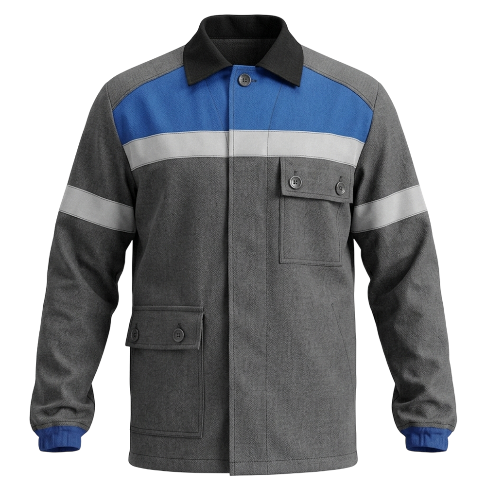 Костюм летний мужской шахтерский Модель-119, темно-серый с синим thumbnail 8