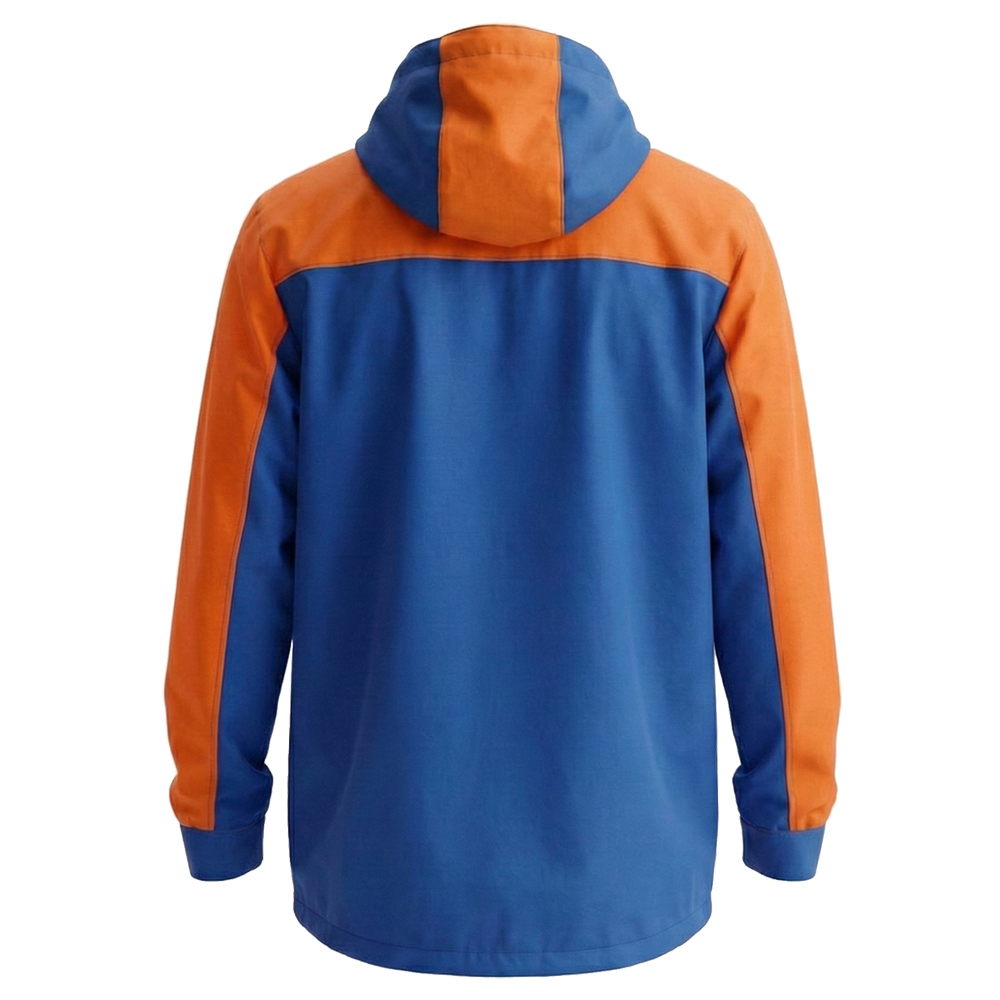 Куртка демисезонная мужская Модель-206, васильковая с оранжевым thumbnail 3