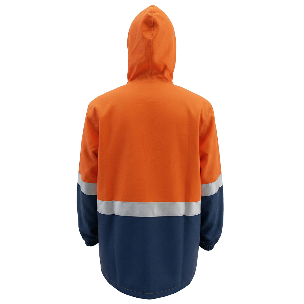 Куртка демисезонная мужская Модель-202, темно-синяя с оранжевым thumbnail 4