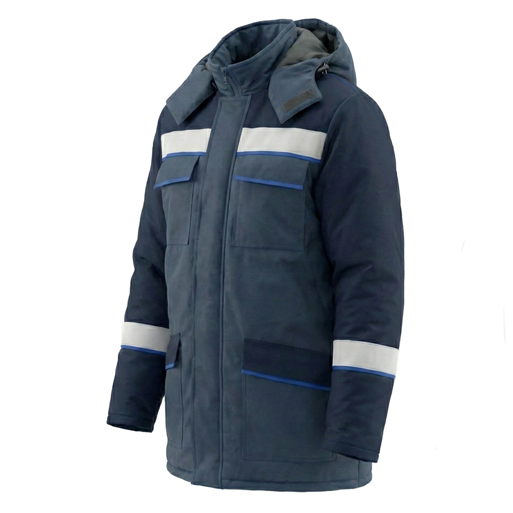 Костюм зимний мужской Модель-302, темно-серый с серым thumbnail 5