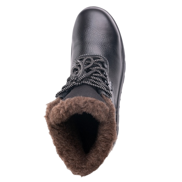 Ботинки мужские кожаные Модель-304 на ПУ/ТПУ подошве и металлическим подноском thumbnail 3