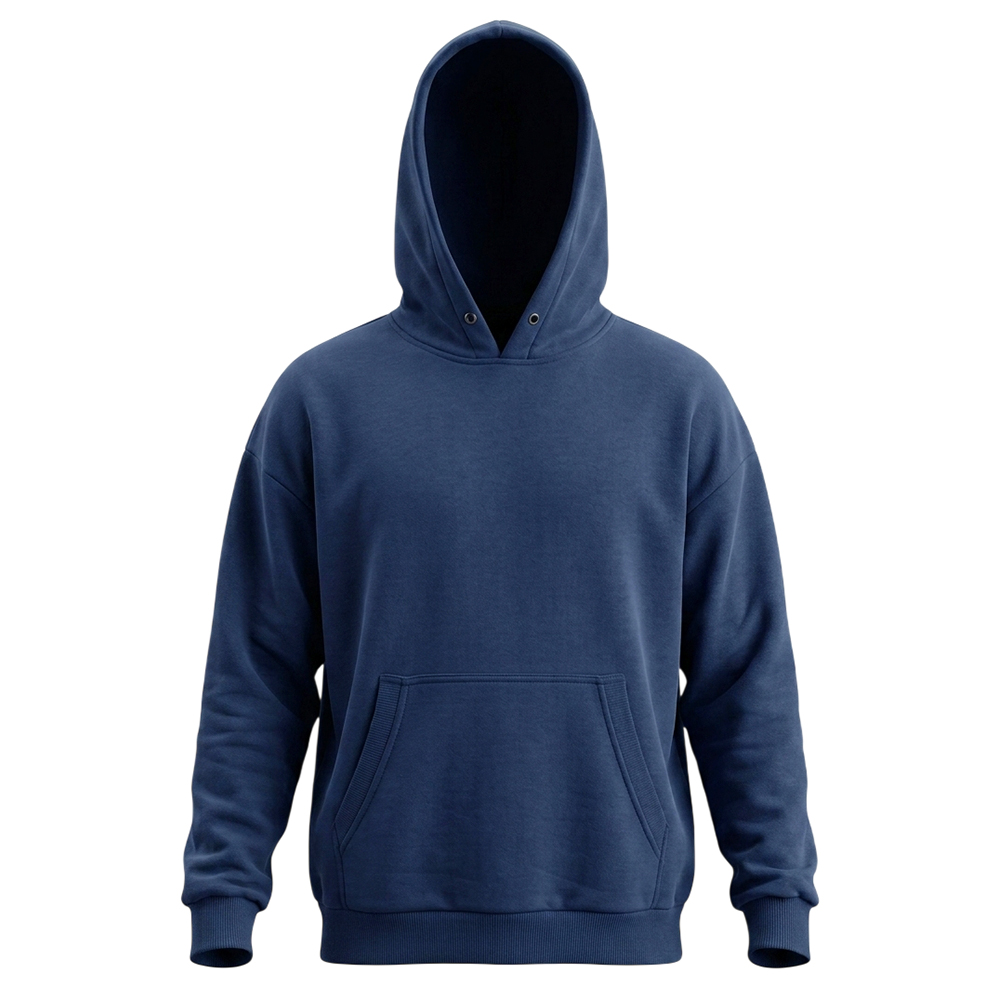 Худи оверсайз Модель-506, темно-синий thumbnail 3