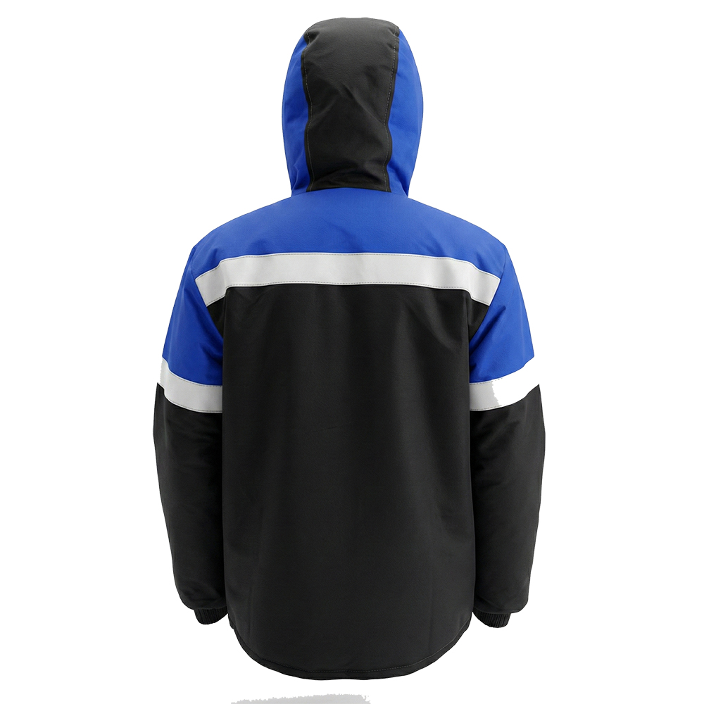 Куртка зимняя мужская Модель-308, синяя с черным thumbnail 4