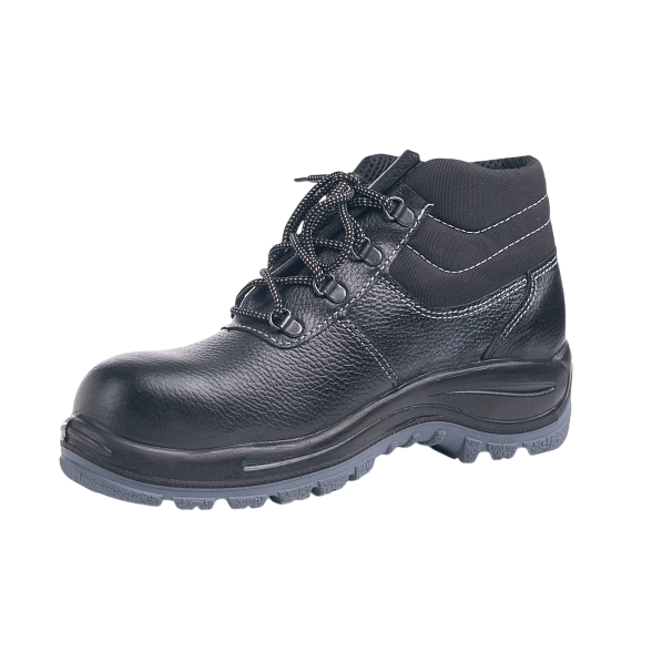 Ботинки мужские кожаные летние Модель-302 на ПУ/ТПУ подошве и металлическим подноском thumbnail 3