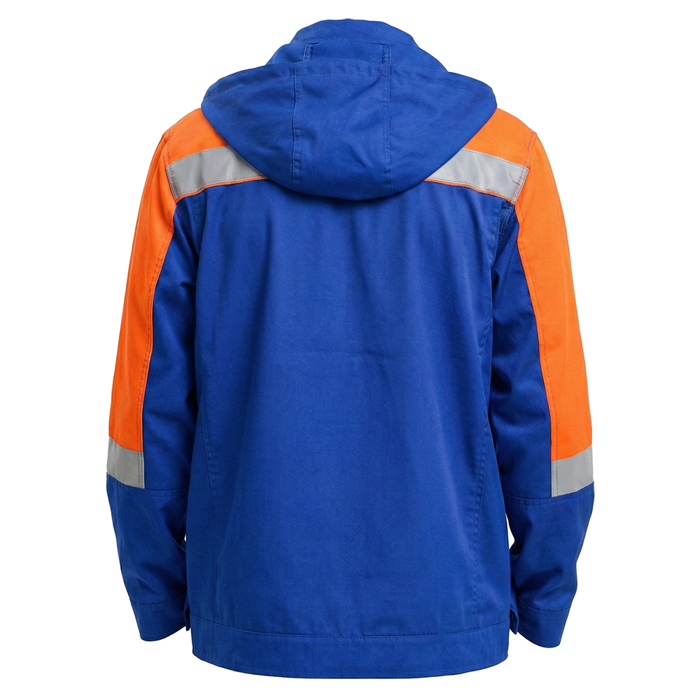 Куртка летняя мужская Модель-116, васильковая с оранжевым thumbnail 2