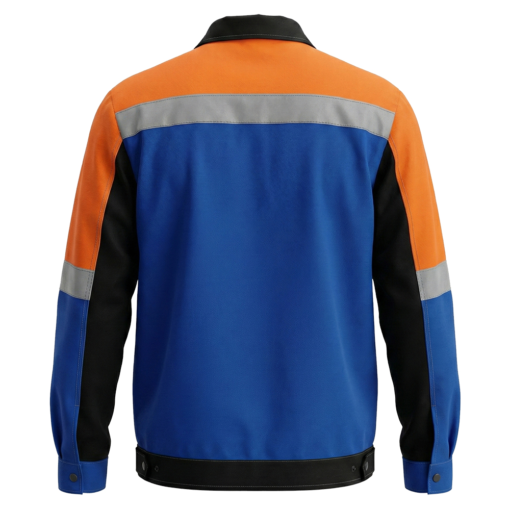 Костюм летний мужской Модель-110, васильковый с оранжевым и черным thumbnail 6