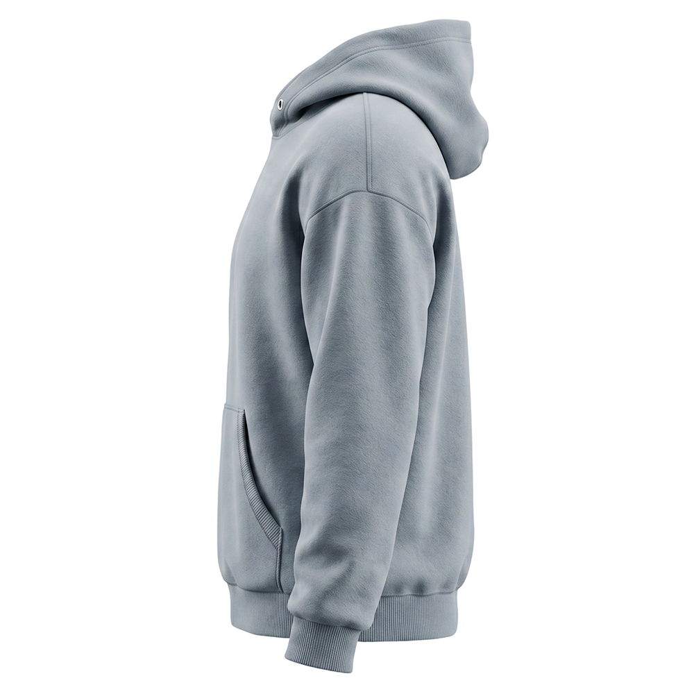 Худи оверсайз Модель-501, светлый серо-голубой thumbnail 5