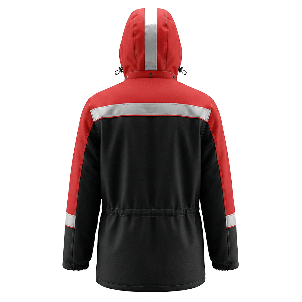 Куртка зимняя мужская Модель-304, черная с красным thumbnail 5