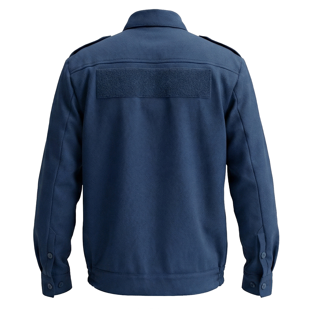 Комплект летний куртка и рубашка мужская Модель-112, темно-синий thumbnail 4