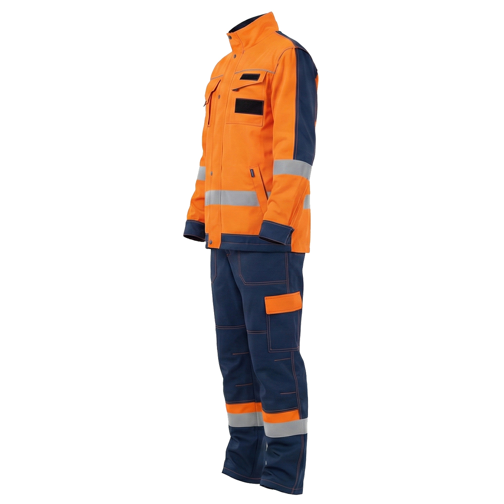 Костюм летний мужской Модель-104, оранжевый с темно-синим thumbnail 5