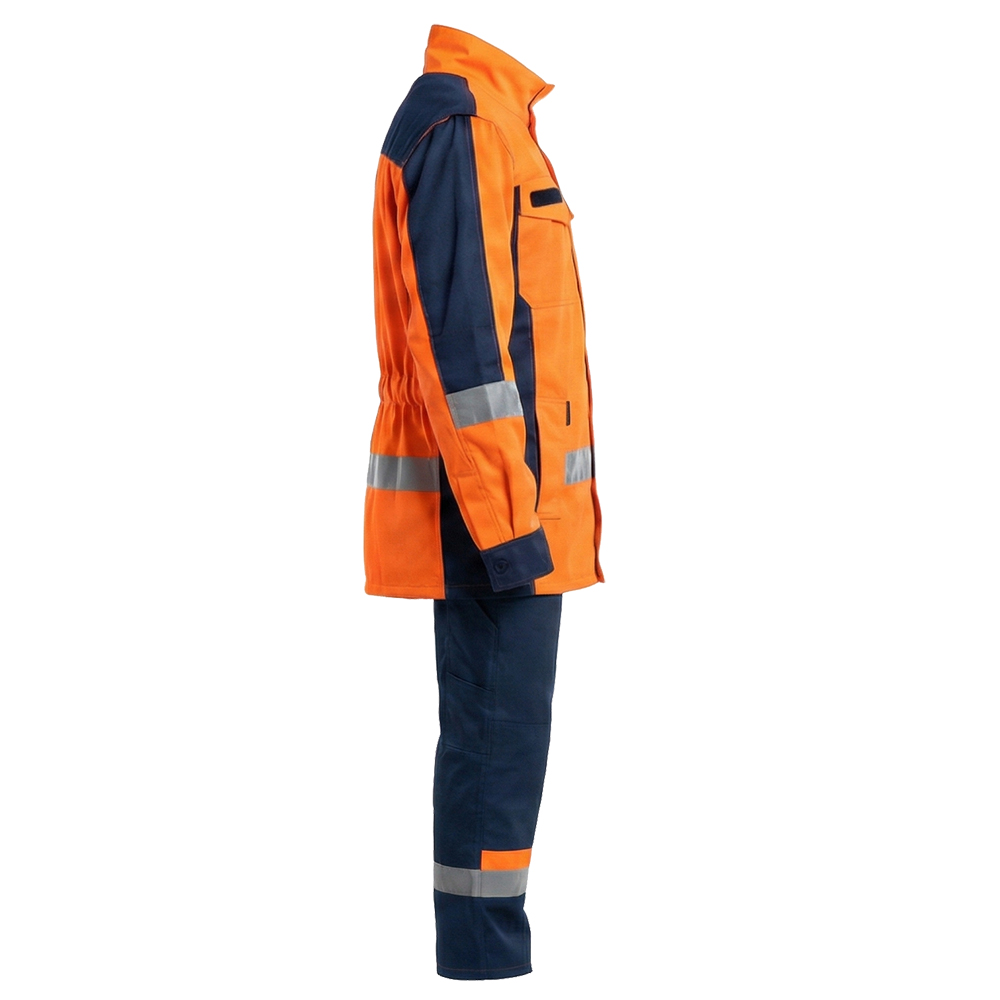 Костюм летний мужской Модель-104, оранжевый с темно-синим thumbnail 4