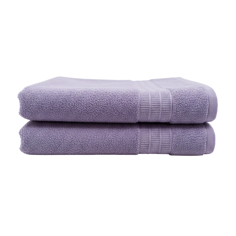 Банное полотенце махровое Модель-406, 140x70 см, фиолетовое thumbnail 2