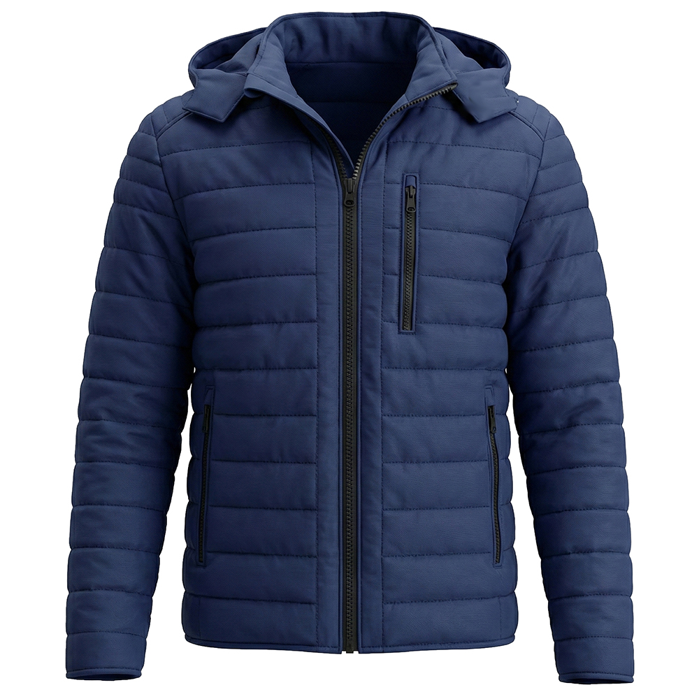 Куртка демисезонная мужская Модель-207, темно-синяя thumbnail 3