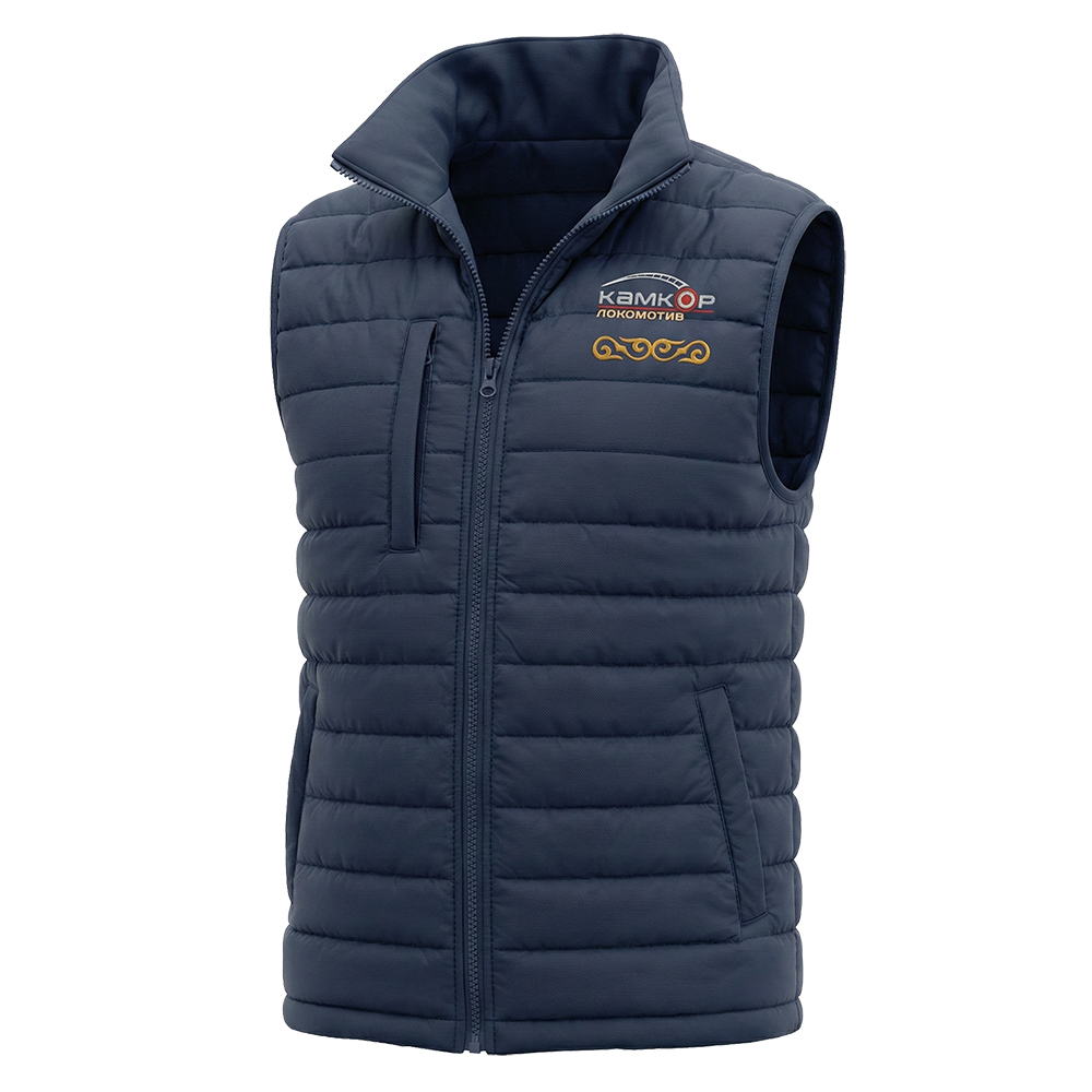 Жилет утепленный Модель-203, темно-синий thumbnail 2