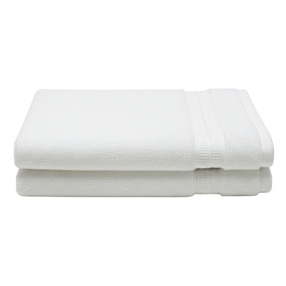 Полотенце махровое для рук и лица Модель-405, 50x90 см, белое thumbnail 2