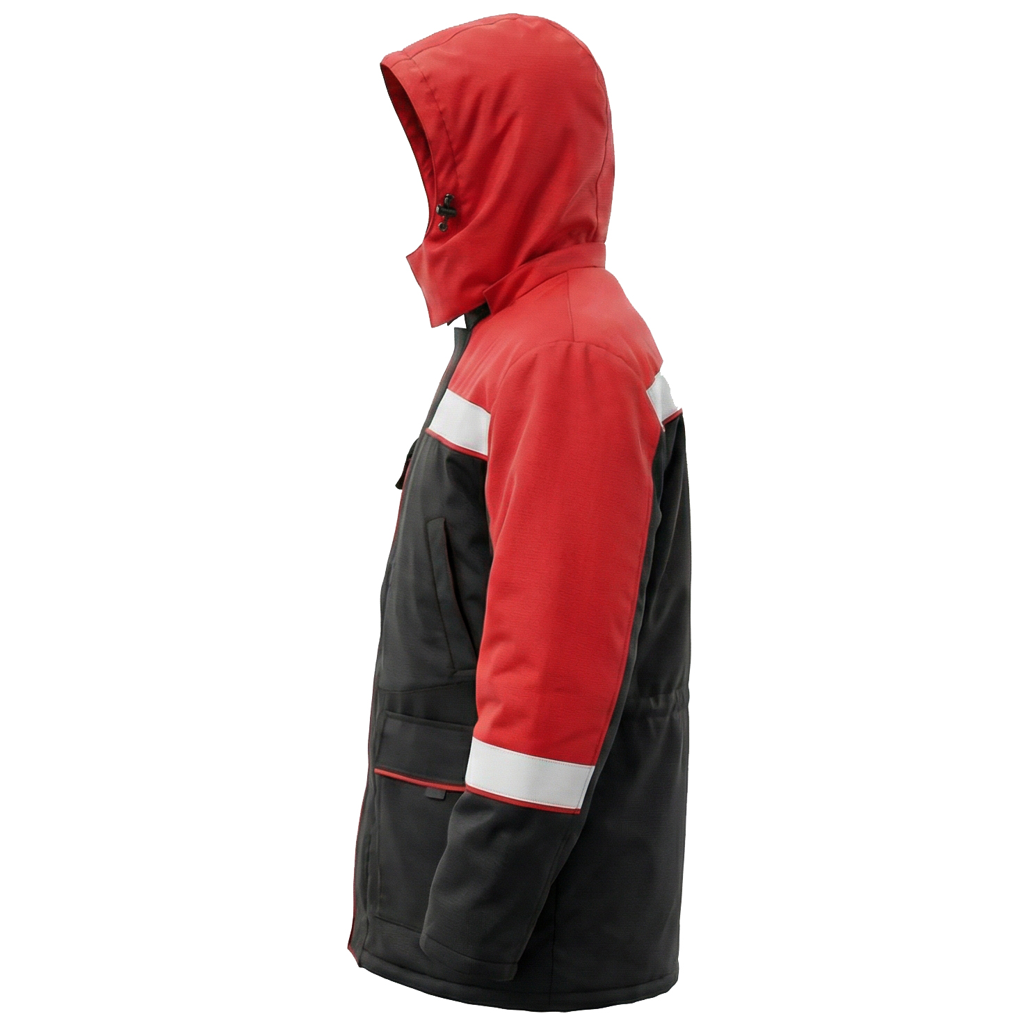 Куртка зимняя мужская Модель-304, черная с красным thumbnail 9