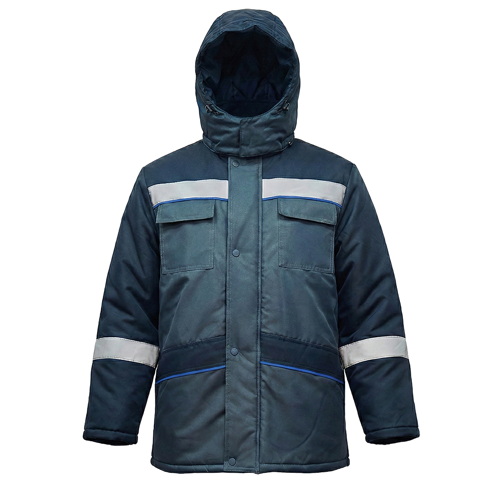 Костюм зимний мужской Модель-302, темно-серый с серым thumbnail 6