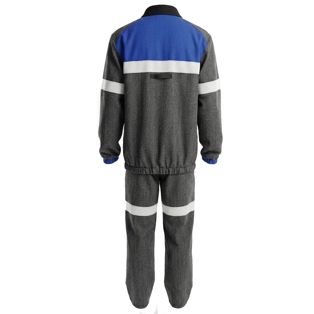 Костюм летний мужской шахтерский Модель-119, темно-серый с синим thumbnail 2