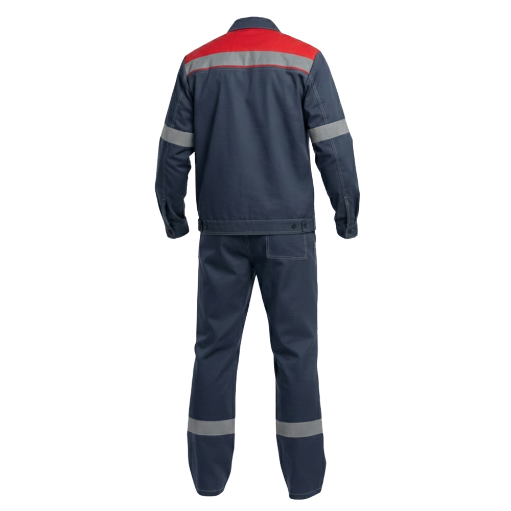 Костюм летний мужской Модель-113, серый с красным thumbnail 2