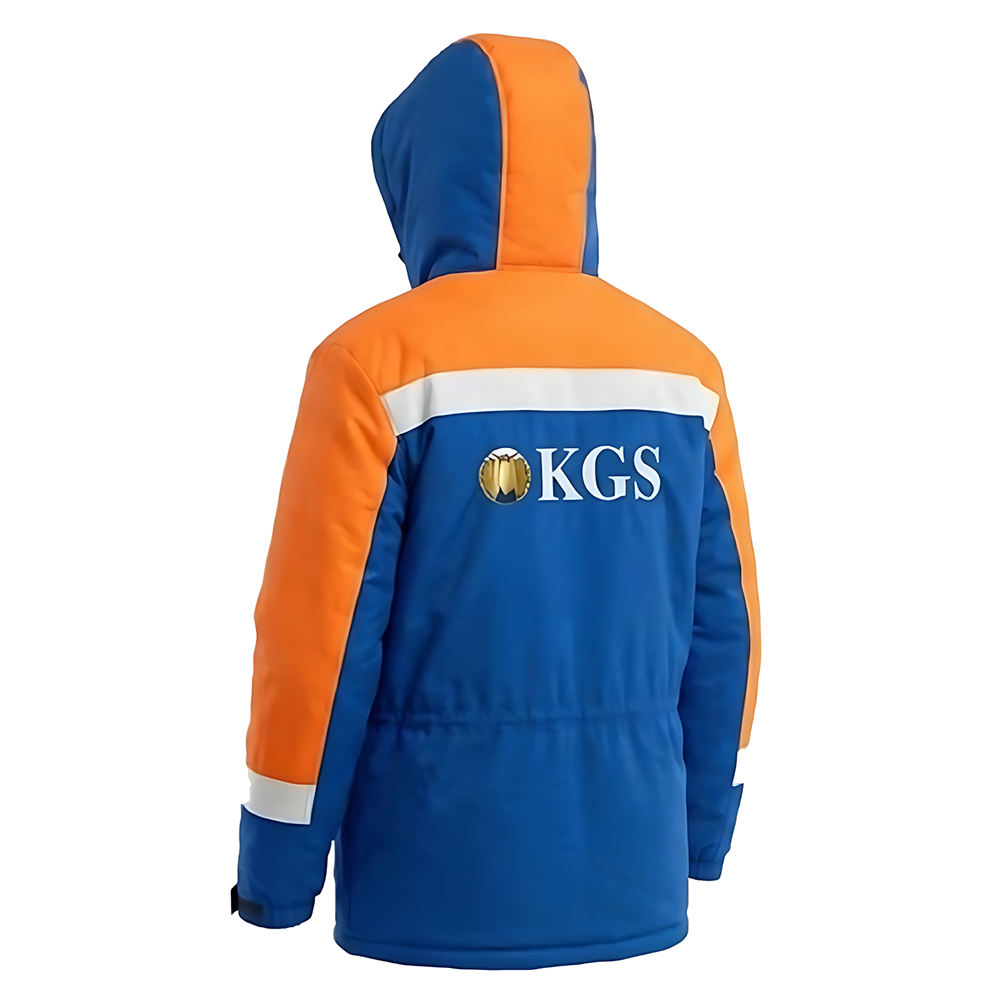 Костюм зимний мужской Модель-301, васильковый с оранжевым thumbnail 8