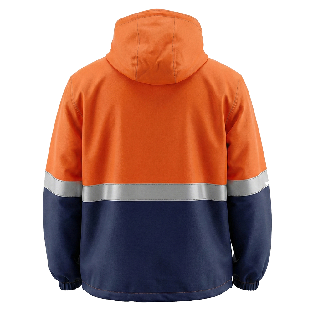 Куртка демисезонная мужская Модель-202, темно-синяя с оранжевым thumbnail 2